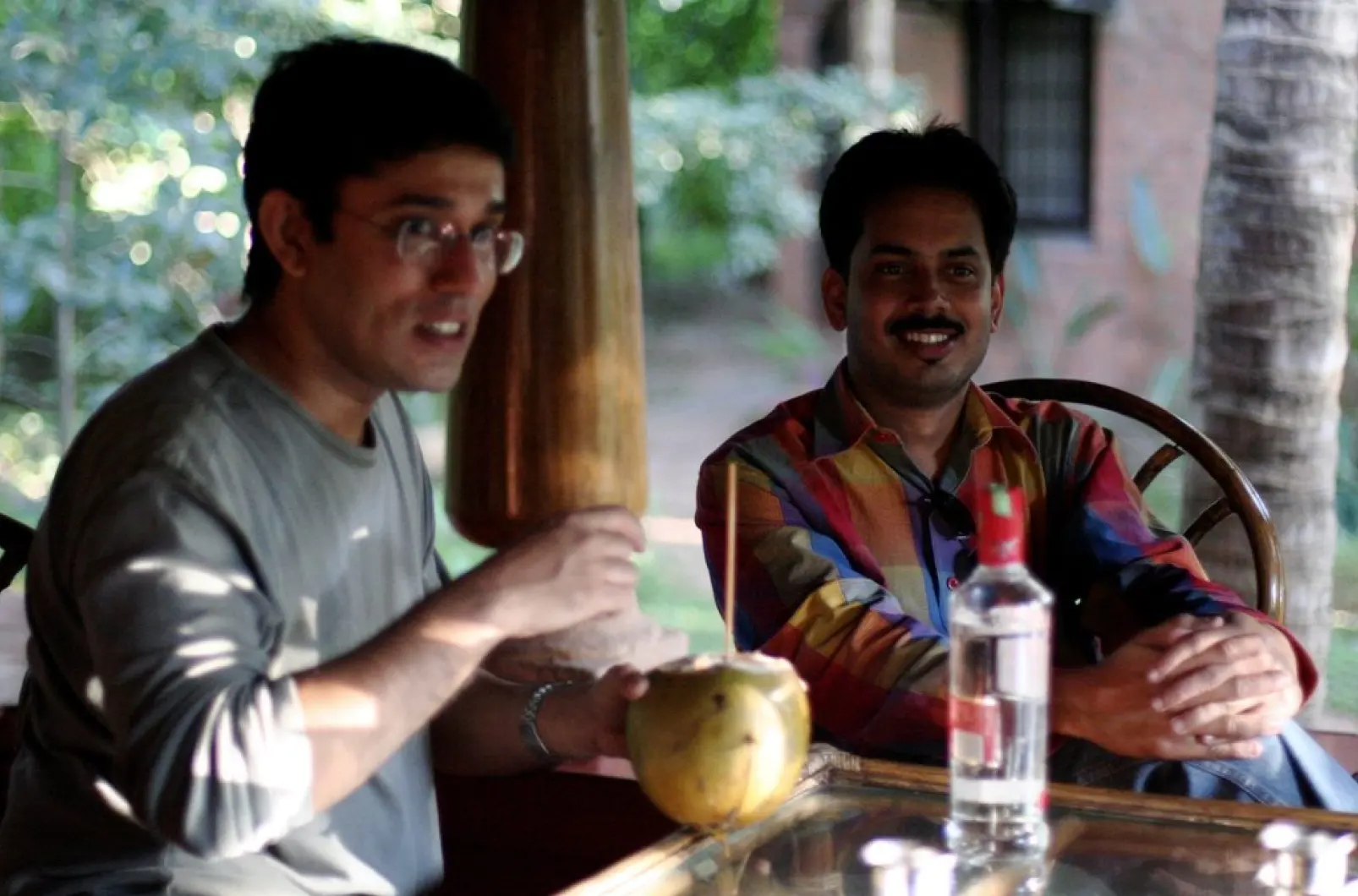 Venky TV and Udhay Shankar at a Silk Meet circa 2007. Image: Ramakrishna Reddy Y.