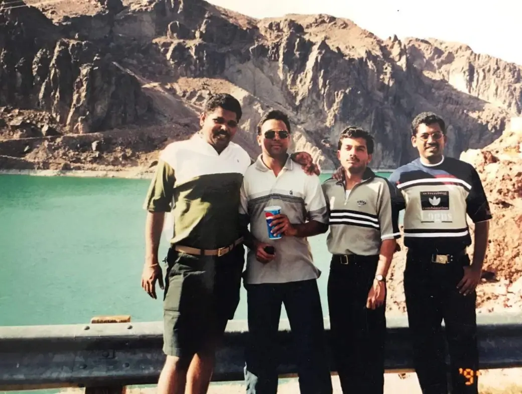 With friends at Grand Canyon